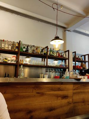 the bar at Caravelle in Barcelona