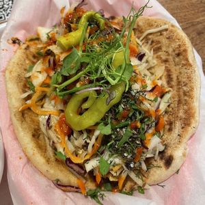 cauliflower shawarma  at Caravelle in Barcelona