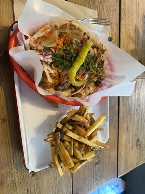 Cauliflower shawarma   at Caravelle in Barcelona