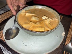 Yellow Curry with Tofu  at Thai Orchid in Lugano
