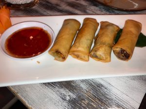Spring Rolls  at Thai Orchid in Lugano