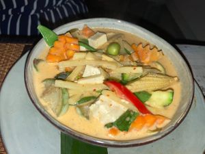 Red Curry with Tofu  at Thai Orchid in Lugano