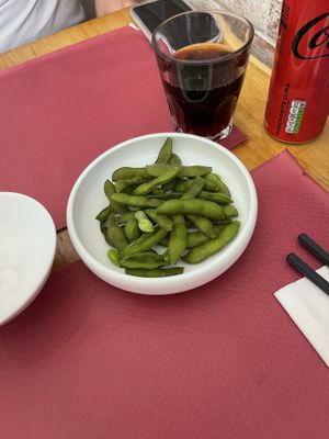Edamame   at Bao House in Milan