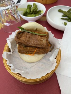 Tofu bao  at Bao House in Milan