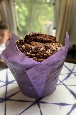 Apple and cinnamon muffin 👌🏼 at Livvi's Little Lunchbox in Dunkeld