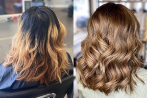 color correction at Gloss Hair Lounge in Seattle