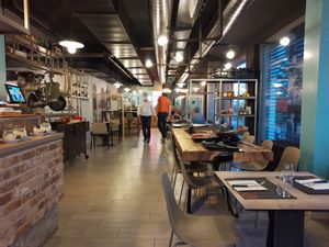 Interior at Pizza Leggera in Nyon