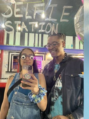 Also they have random nostalgic games by the selfie station!  at The Walrus in Jacksonville