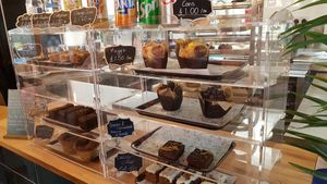 Goodies on display at Nonna's Deliciously Different in Swansea