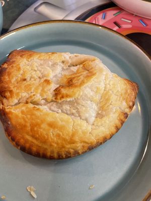 Cheese and onion pasty  at Nonna's Deliciously Different in Swansea