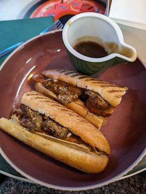 Sunday roast panini #Veganuary at Nonna's Deliciously Different in Swansea