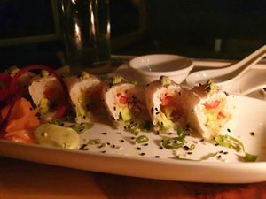 Vegan sushi at La Bárbara - Aki Sushi in Panama City