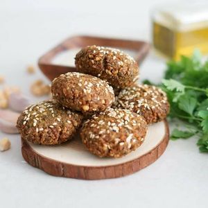 Vegan Meatballs at VegeMania by Chef Anthony Gomes in Belgrade