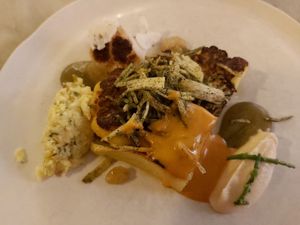 Roasted cauliflower with couscous at Six By Nico in Belfast