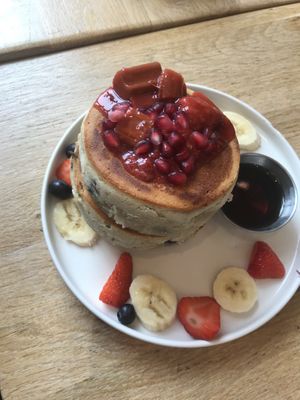 Vegan pancakes  at Sunny Side Up - Nordend in Frankfurt