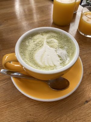 Matcha Latte   at Sunny Side Up - Nordend in Frankfurt