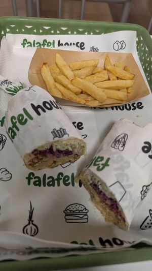 Wrap: create your own at Falafel House in Nairobi