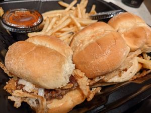 Vegan sliders at Picasso Cafe on Paseo in Oklahoma City