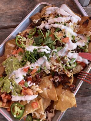 Vegan Nachos  at Picasso Cafe on Paseo in Oklahoma City