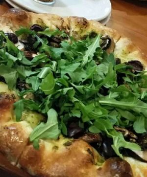 Vegan Pizza at Picasso Cafe on Paseo in Oklahoma City