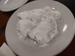 Vegan beignets were fabulous - and yes, I've been to New Orleans at Picasso Cafe on Paseo in Oklahoma City