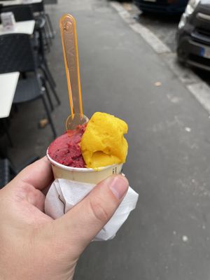   at Gelateria Del Monte in Rome