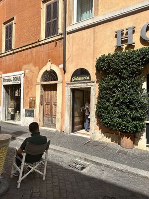   at Gelateria Del Monte in Rome