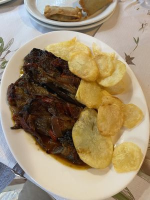 Imam (made vegan by removing Feta)  at Georgia's Traditional Taverna in Crete