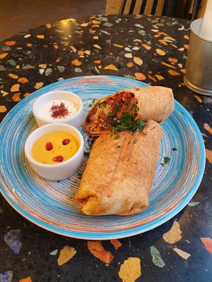 Acapulco wrap (vegan by request, small) at Falla in Krakow