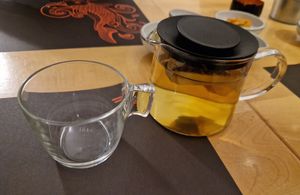 Gerösteter Maistee at Frau Om Kocht in Wurzburg