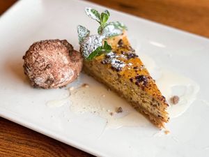 Al Fresco Aberdeen Homemade Oven baked cheesecake at Al Fresco in Aberdeen