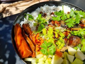 Asia bowl at Fifi Almacén in Buenos Aires