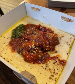 Puré con albóndigas  at Fifi Almacén in Buenos Aires