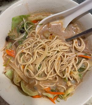 ramen  (at home in own bowl)   at Menya Ultra in San Diego