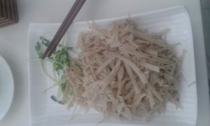 Burdock with sesame at Gaia Veggie Shop - Tsuen Wan in New Territories