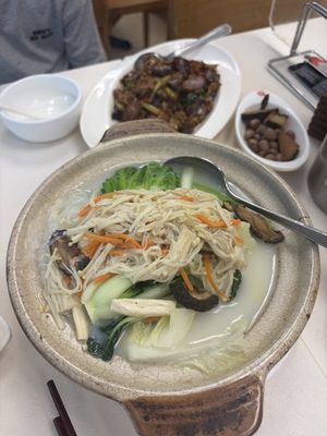 Vegetables and vermicelli   at Gaia Veggie Shop - Tsuen Wan in New Territories