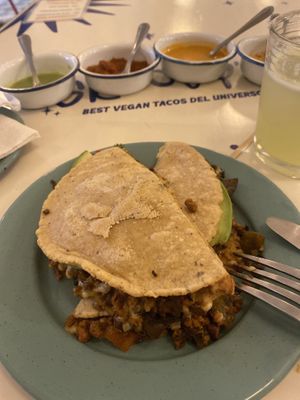   at Groovy's Taqueria Vegana in Mexico City