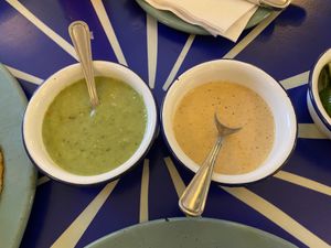 Salsa de guacamole y habanero   at Groovy's Taqueria Vegana in Mexico City