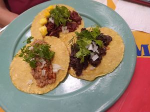  at Groovy's Taqueria Vegana in Mexico City