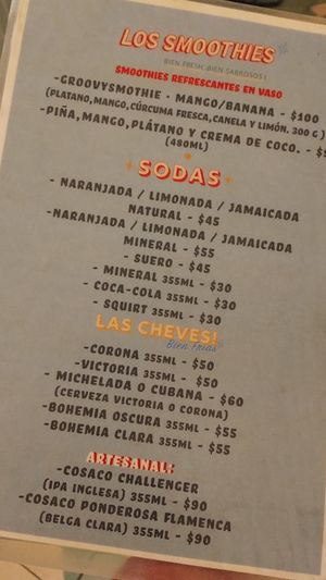  at Groovy's Taqueria Vegana in Mexico City