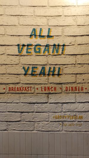  at Groovy's Taqueria Vegana in Mexico City