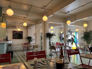 Lugar  at Groovy's Taqueria Vegana in Mexico City