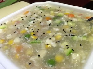 Bean Curd with Seafood at Gaia Veggie Shop - Causeway Bay in Hong Kong Island