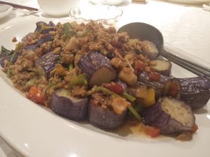 Baked eggplant at Gaia Veggie Shop - Causeway Bay in Hong Kong Island