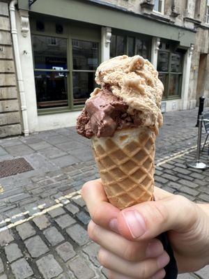 Speculoos and Hazelnut  at Swoon Gelato in Bath