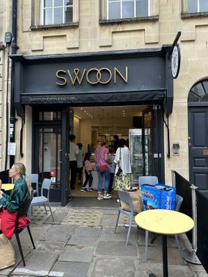 Entrance  at Swoon Gelato in Bath