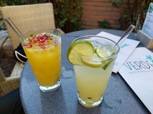 Hausgemachte Limos at Verde in Karlsruhe