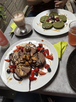 Go Banana Pancakes und Pancakes à la Verde  at Verde in Karlsruhe