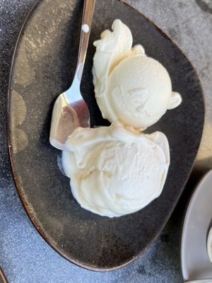 Homemade ice cream   at Verde in Karlsruhe