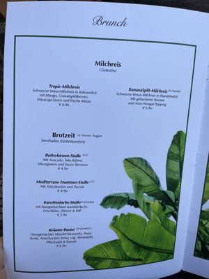 Brunch menu   at Verde in Karlsruhe